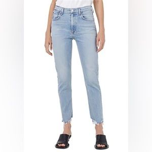 Agolde Merrel Straight in Ashtray